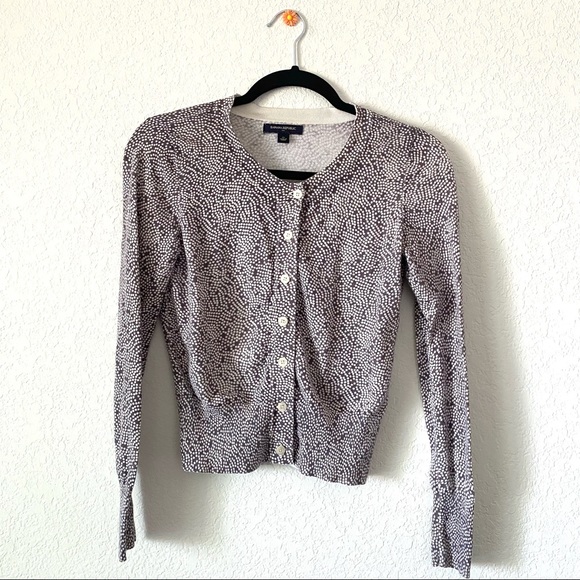 Banana Republic Sweaters - Banana Republic Dotted Sweater Cardigan Size X-Small